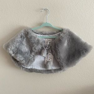 Luna Collective Faux Fur Shawl